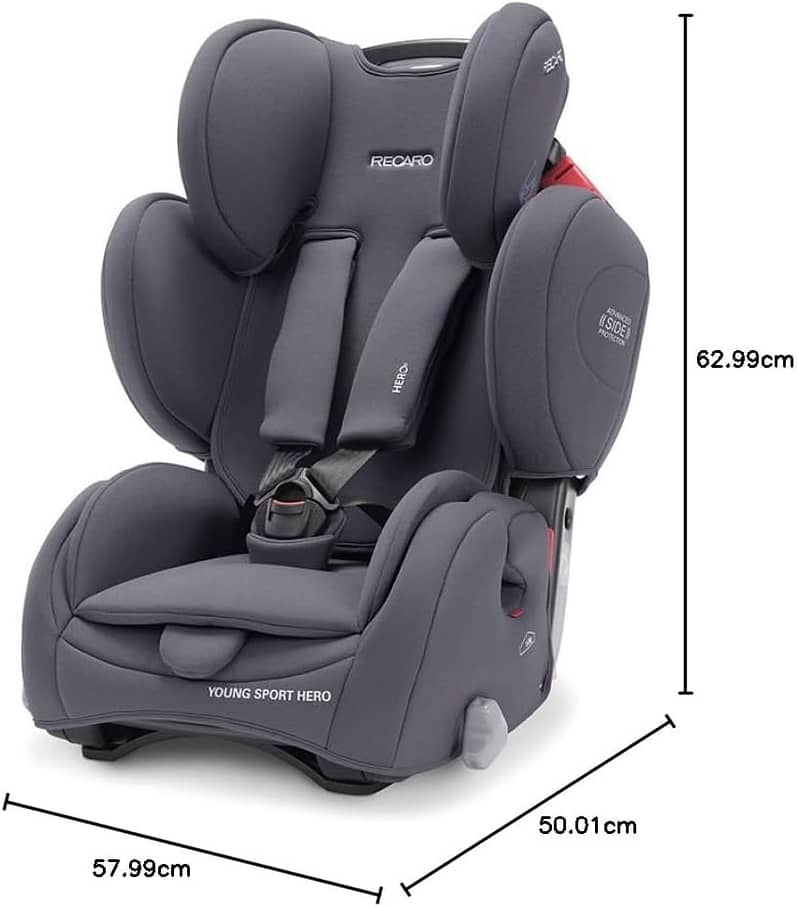 RECARO Young Sport Hero Car Seat, Grey | Imported from UK 4