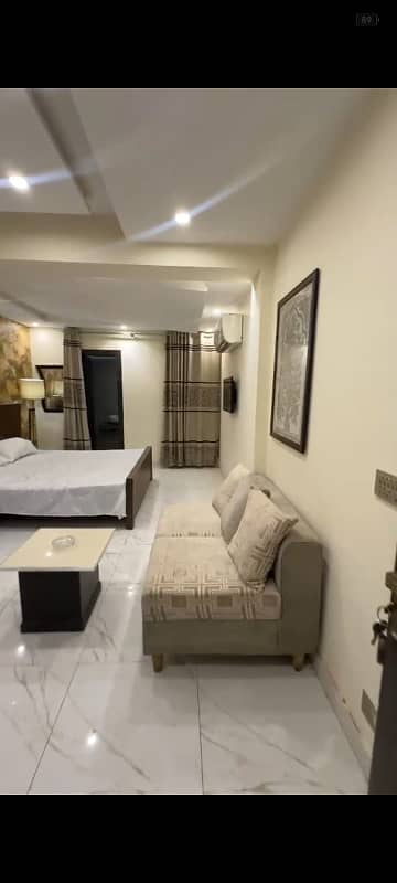 1 BED FURNISHED APARTMENT IS AVAILABLE FOR RENT IN SECTOR C BAHRIA TOWN LAHORE 2