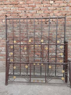 Iron double bed