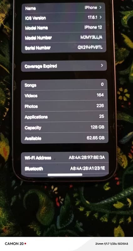 iPhone 12 128 gb LLA model 5