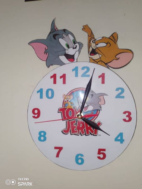 Rs. 199 cartoon wall clock 0