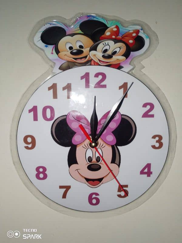 Rs. 199 cartoon wall clock 1