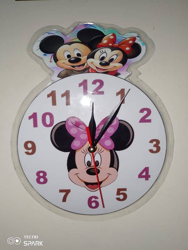 Rs. 199 cartoon wall clock 2