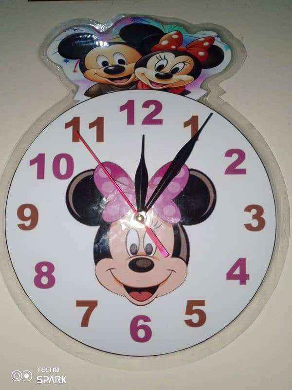 Rs. 199 cartoon wall clock 4