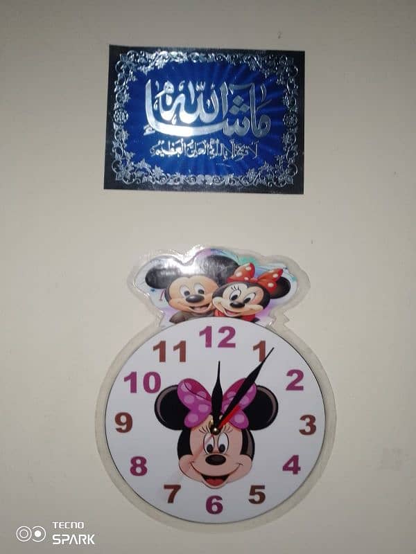 Rs. 199 cartoon wall clock 5