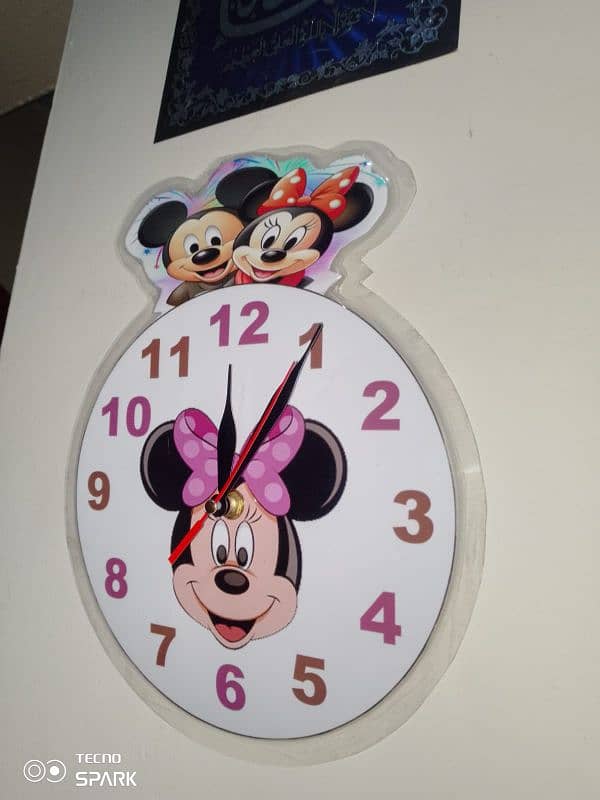 Rs. 199 cartoon wall clock 7