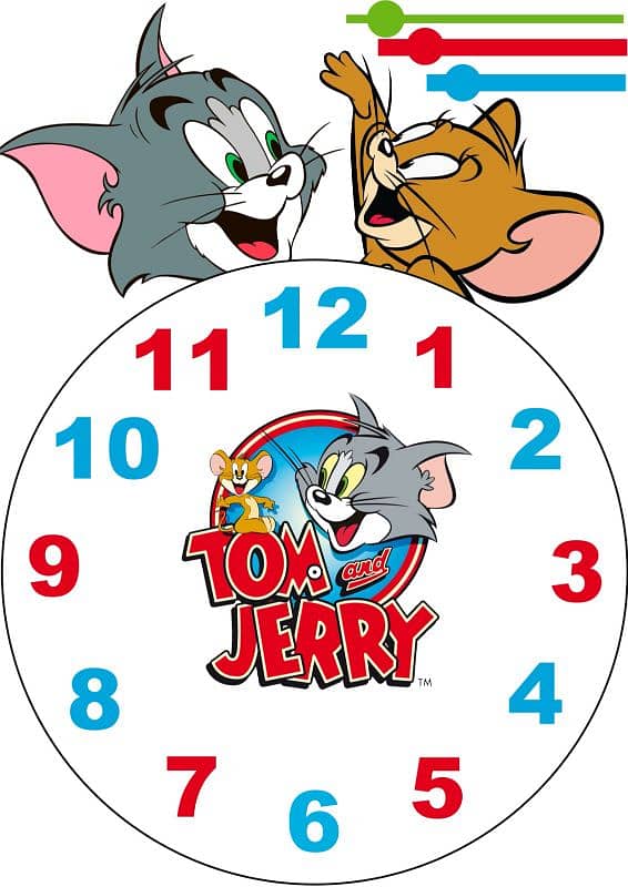 Rs. 199 cartoon wall clock 12