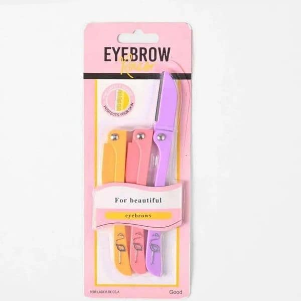 Pack of 3 Eyebrow Razors 0