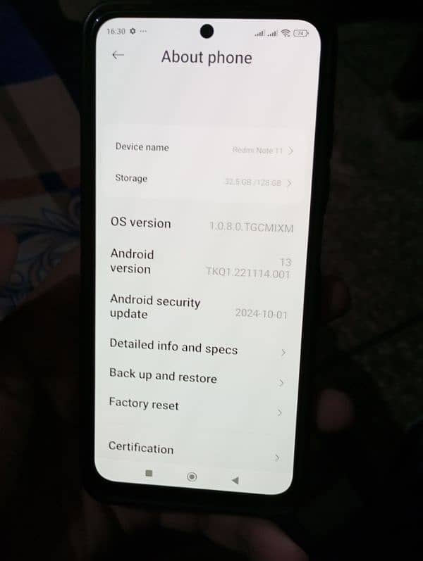 Redmi note 11 6+6gb 128gb 2