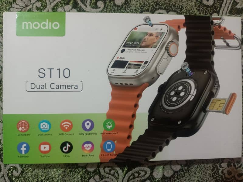 Modio ST10 Ultra 4G Smart Watch 0