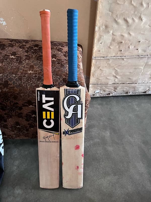 15 days used 100%new condition 2bats+pad+1sidathi+helmet+safeguard 15