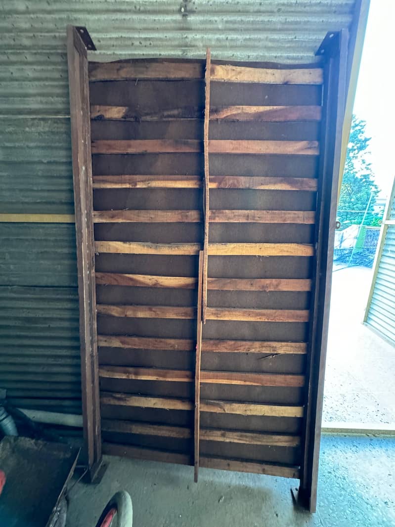 2 Single wooden beds for sale 3