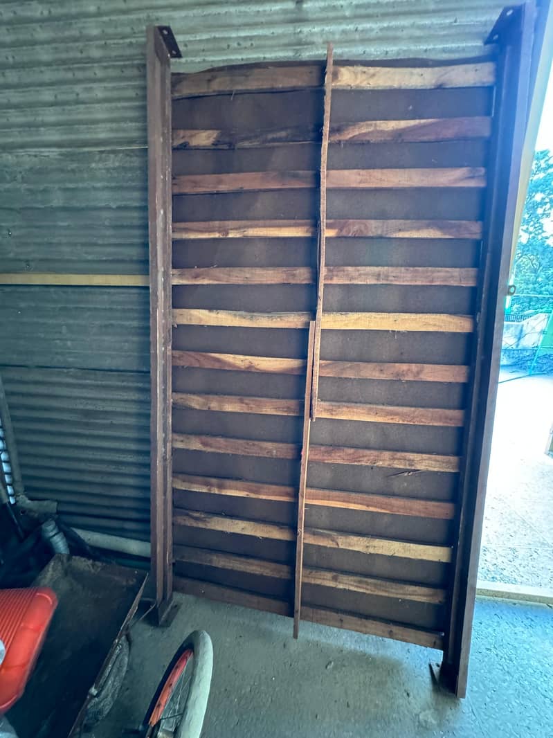 2 Single wooden beds for sale 6