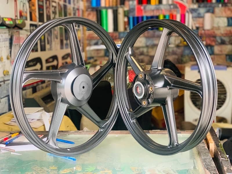 Honda CG 125 Alloy rim YBR shape 2