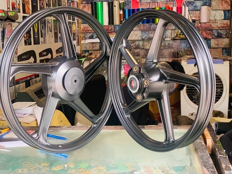 Honda CG 125 Alloy rim YBR shape 4