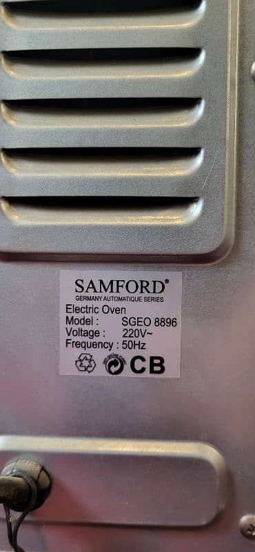 SAMFORD German Electric Oven 5