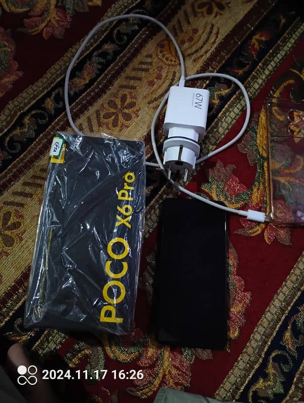 poco x6 pro 10/10 condition full packing 1