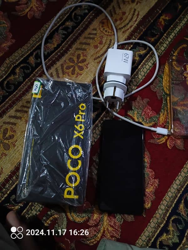 poco x6 pro 10/10 condition full packing 4