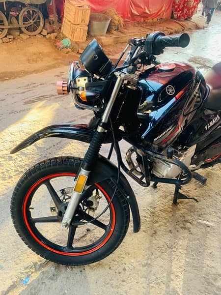 yamaha ybr 125G 9500 km chala geiune 10:10 condition Rawalpindi number 3