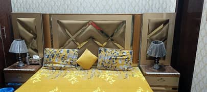 double bed 9/10 contidion with side tables