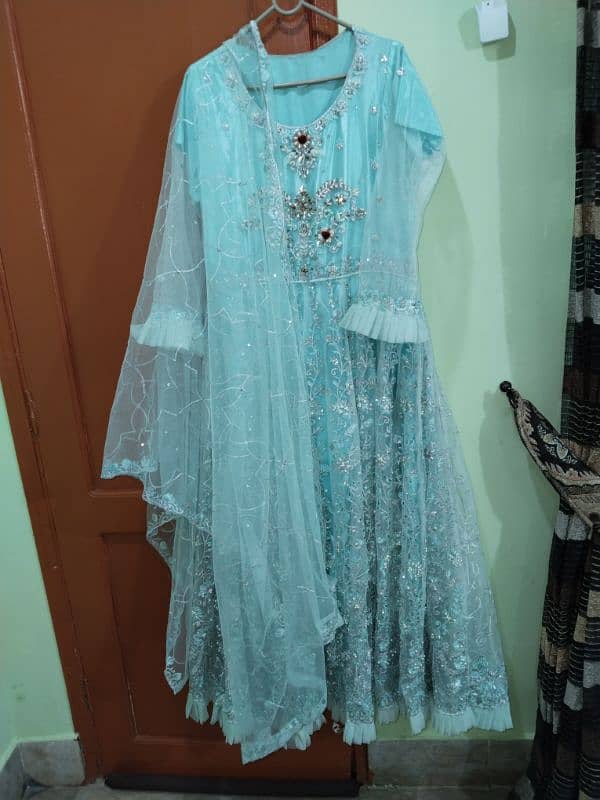 Branded Long Maxi with flare (Sky Blue) for sale 2