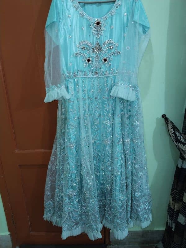 Branded Long Maxi with flare (Sky Blue) for sale 4