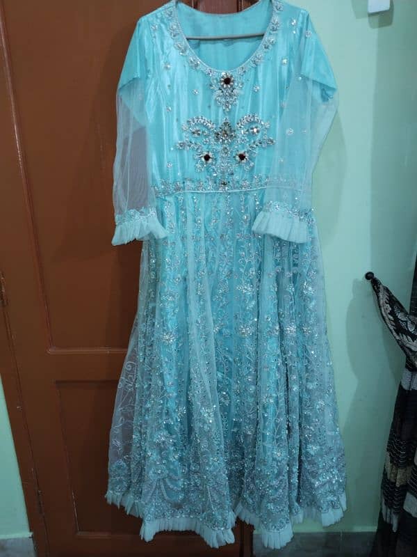 Branded Long Maxi with flare (Sky Blue) for sale 5