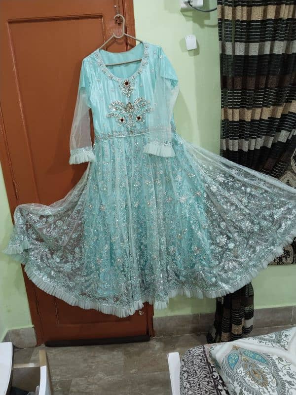 Branded Long Maxi with flare (Sky Blue) for sale 6