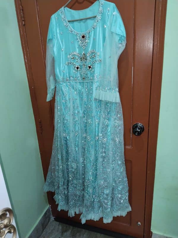 Branded Long Maxi with flare (Sky Blue) for sale 7