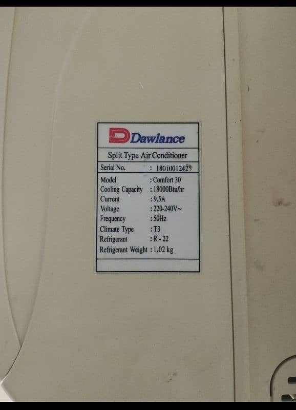 Dawlance 1.5 Ton Non-Inverter 1