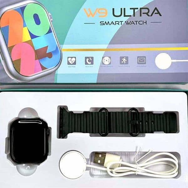 W9 Ultra Smartwatch - Stylish 2.02" HD Screen with Bluetooth Calling 1