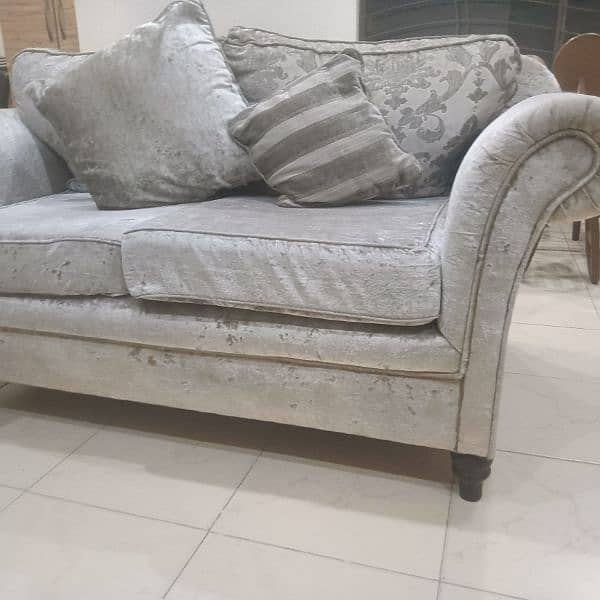 home used 3+2 sofa set 0