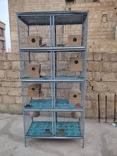 cage for birds 8 portions