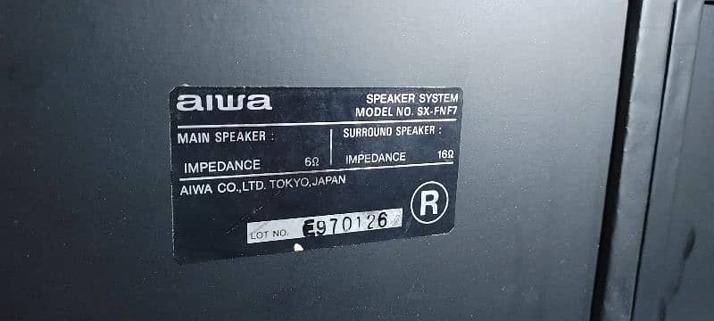 Aiwa speakers 3