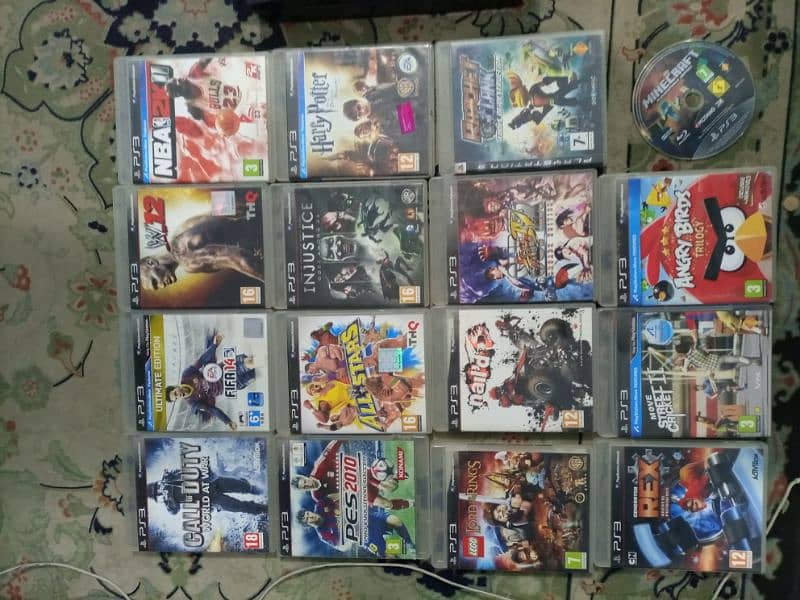 PS3 500gb, 16 Games & 1 Controller 2