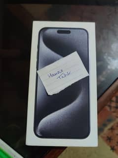 iPhone 15 pro max 256GB Non-PTA Factory Unlock