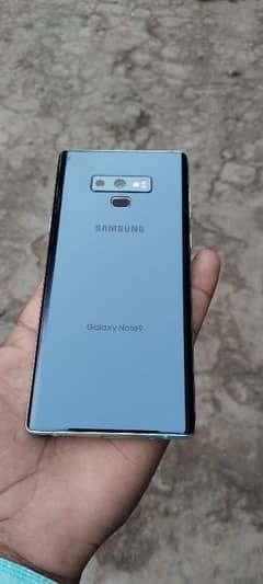 Samsung galaxy Not 9 6gb 128gb ocen blue