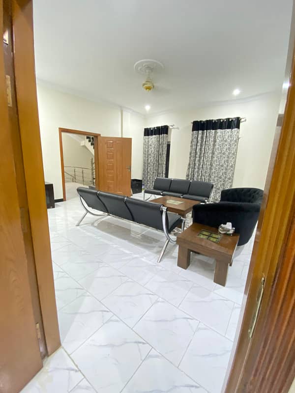 2 Bed Furnished apartment Available for rent in Abdulah Garden Newmal Islamabad 5