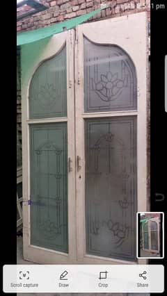 diyar doors 8 ft×5ft,3 pcs,with stained glass