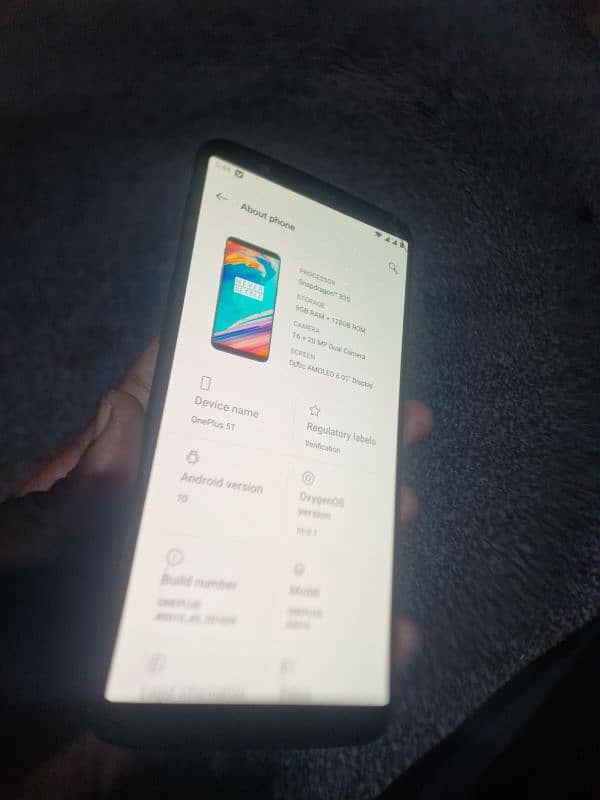 Oneplus 5T 8/128 Dual Sim For Sell 3