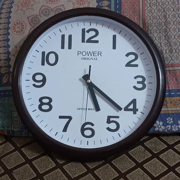 18" inches Wall Clock Watch Wall Hanging Ghari 0