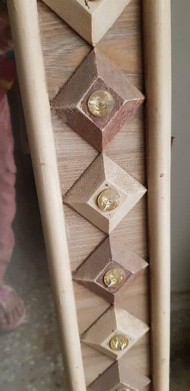 wooden wall hanging mirror 2