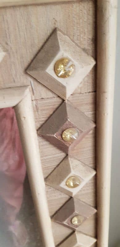 wooden wall hanging mirror 3