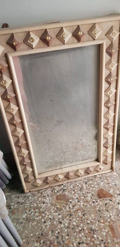 wooden wall hanging mirror 5