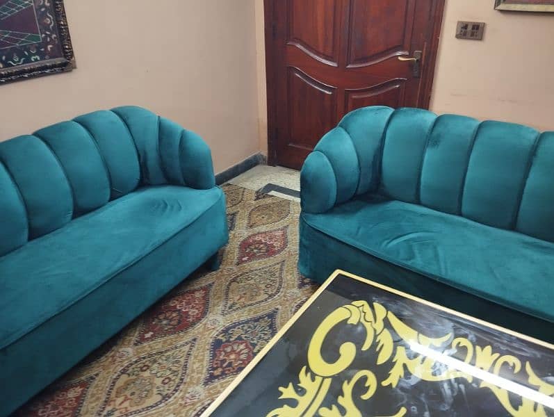 3 Seater New Style Sofa in 3 Colour Blue/Green/Purple 3