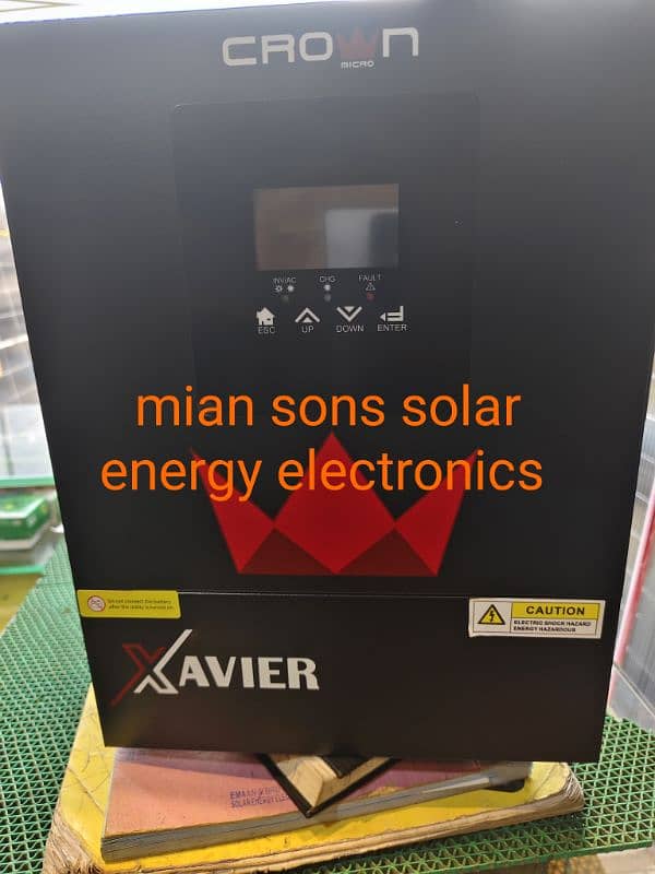 3 KVA Crown solar inverter Dilvery all Karachi on. 0