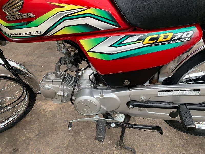 Honda CD 70 applied for condition ten by ten 1