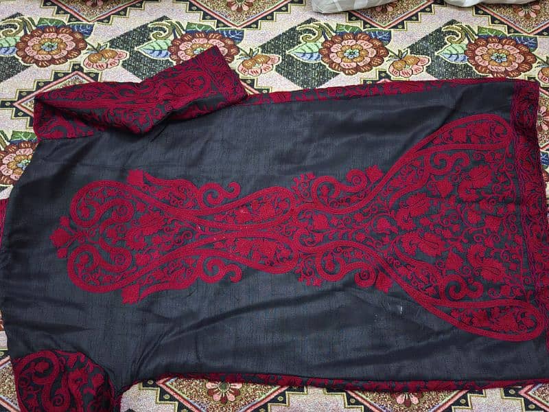 kashmiri embroidered long open shirts 3