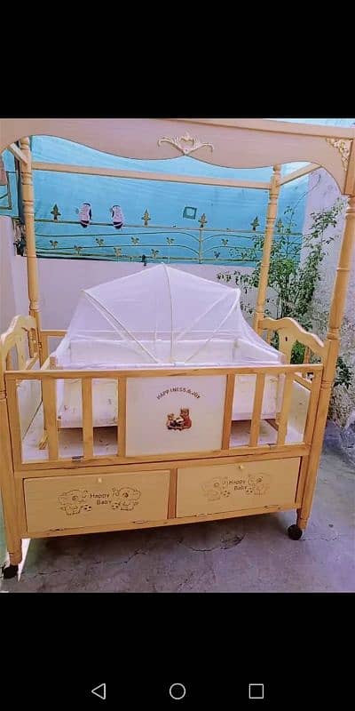 baby wooden cot 0