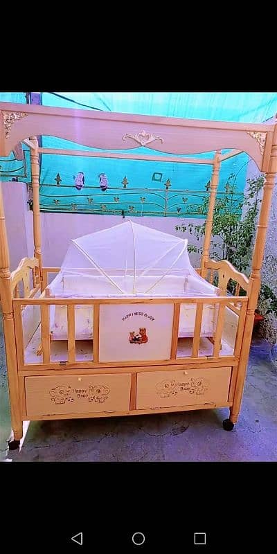 baby wooden cot 4